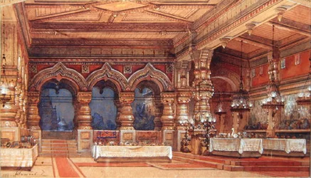 Scenografia per La Ninfa dell